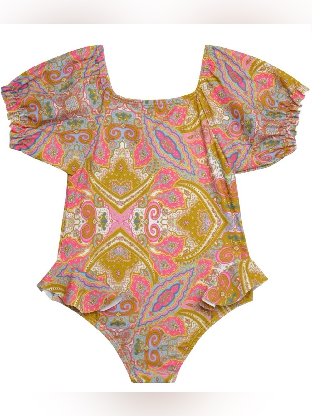 Jessica Simpson Baby Girls 2 Piece Swimming Suit & Headband Set 24 Months NWT